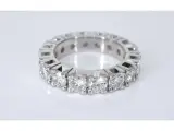 Witgouden alliance ring met grote diamanten – foto 5 – kavel bij Onlineveilingmeester