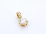 Gouden solitair hanger met een diamant 1.00 carat, excl. ketting – foto 5 – kavel bij Onlineveilingmeester