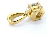 Gouden solitair hanger met een diamant 1.00 carat, excl. ketting – foto 7 – kavel bij Onlineveilingmeester