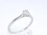 Witgouden ring met diamant – foto 4 – kavel bij Onlineveilingmeester