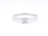 Witgouden ring met diamant – foto 6 – kavel bij Onlineveilingmeester