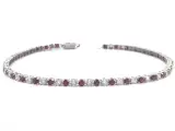 Witgouden tennisarmband met diamanten en robijnen – foto 3 – kavel bij Onlineveilingmeester
