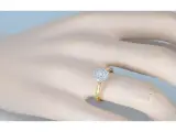 Gouden ring met diamanten – foto 2 – kavel bij Onlineveilingmeester