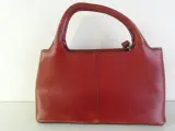 Rode leren handtas met schouderriem - The Bridge – foto 3 – kavel bij De Kringwinkel, Heverlee