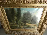Klassiek landschapsschilderij - olieverf op doek – foto 19 – kavel bij De Kringwinkel, Heverlee