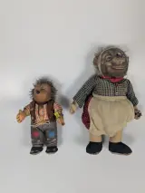 Set van 2 Steiff Mecki en Micki egelfiguren – kavel bij De Kringwinkel, Sint-Niklaas