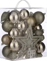 Ca. 106x Kerstballen set, House Of Seasons, diverse kleuren – kavel bij Onlineveilingmeester, Dokkum