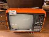 Draagbare zwart-wittelevisie, Erres, 126131/14Z, oranje – kavel bij Onlineveilingmeester, Dokkum