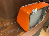 Draagbare zwart-wittelevisie, Erres, 126131/14Z, oranje – foto 2 – kavel bij Onlineveilingmeester, Dokkum