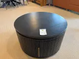 Salontafel, rond zwart – foto 2 – kavel bij Onlineveilingmeester, Joure