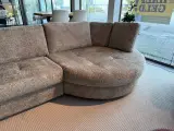 Hoekbank met ronde lounge grijs – foto 2 – kavel bij Onlineveilingmeester, Joure