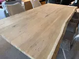 Eettafel met zwart metalen X-poot naturel – foto 6 – kavel bij Onlineveilingmeester, Joure
