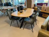 Set van 6 eetkamerstoelen groen – kavel bij Onlineveilingmeester, Joure