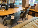 Set van 6 eetkamerstoelen groen – foto 3 – kavel bij Onlineveilingmeester, Joure