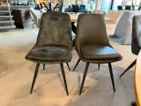 Set van 6 eetkamerstoelen groen – foto 5 – kavel bij Onlineveilingmeester, Joure