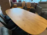 Eettafel, zwart metalen spinpoot naturel – foto 2 – kavel bij Onlineveilingmeester, Joure