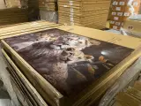 Schilderij gehard glas Leeuw met welpjes – foto 4 – kavel bij Onlineveilingmeester, Joure