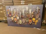Schilderij gehard glas Spices – kavel bij Onlineveilingmeester, Joure