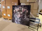 Schilderij gehard glas Tijger bloemenkrans Hoogwaardige kwaliteit Homebound – foto 3 – kavel bij Onlineveilingmeester, Joure