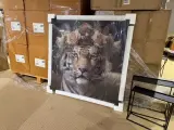 Schilderij gehard glas Tijger bloemenkrans Hoogwaardige kwaliteit Homebound – foto 4 – kavel bij Onlineveilingmeester, Joure