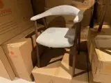 Set van 6 eetkamerstoelen AJ Living, Fred, zand – kavel bij Onlineveilingmeester, Joure