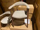 Set van 6 eetkamerstoelen AJ Living, Fred, zand – foto 3 – kavel bij Onlineveilingmeester, Joure