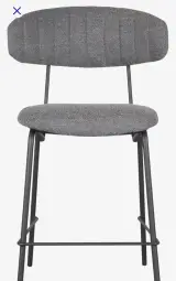 Set van 4 barstoelen grijs – foto 2 – kavel bij Onlineveilingmeester, Joure