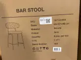 Set van 4 barstoelen grijs – foto 4 – kavel bij Onlineveilingmeester, Joure