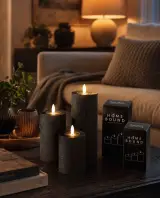50 stomp led kaarsen Homebound, forest night – foto 2 – kavel bij Onlineveilingmeester, Joure
