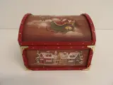 Vintage houten kerstmuziekdoos – kavel bij De Kringwinkel, Leopoldsburg