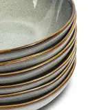 4x Kommen set van 6 stuks – Ø18 cm – saliegroen, VIDI, Alba – foto 3 – kavel bij Onlineveilingmeester, Hoogeveen