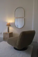 4x Spiegels met Boogvorm 2-delig – 60 x 50 cm – Verticaal & Horizontaal Ophangbaar VIDI, Skara – foto 5 – kavel bij Onlineveilingmeester, Hoogeveen