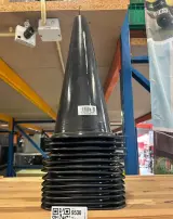13x Pion / verkeerskegel Diamond, zwart – kavel bij Onlineveilingmeester, Hoogeveen