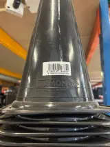 13x Pion / verkeerskegel Diamond, zwart – foto 3 – kavel bij Onlineveilingmeester, Hoogeveen