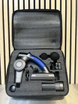 4x Premium massage gun in koffer met 6 opzetstukken Bluemay – foto 2 – kavel bij Onlineveilingmeester, Hoogeveen
