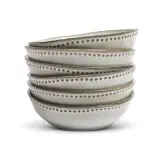 4x Pastaborden set van 6 stuks – Ø17,5 cm – parelwit VIDI, Sapore – kavel bij Onlineveilingmeester, Hoogeveen