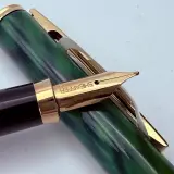 Sheaffer Fashion II Vulpen - Goldplated nib en trim – kavel bij Onlineveilingmeester
