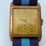 Vintage WW2 militair horloge op NATO band – kavel bij Onlineveilingmeester