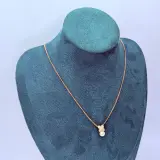 Christian Dior goldplated collier met pendant en strass – foto 3 – kavel bij Onlineveilingmeester