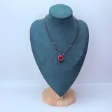 Collier gedecoreerd met 'Rose' pendant – foto 3 – kavel bij Onlineveilingmeester