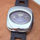Sicura (Breitling) mechanisch jump hour horloge – kavel bij Onlineveilingmeester