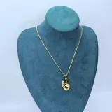 Goldplated collier met pendant en parel – foto 2 – kavel bij Onlineveilingmeester