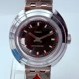 Vintage Mechanisch Timex Horloge met Originele Doos en Papieren – kavel bij Onlineveilingmeester