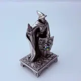 Tudor Mint England - The Wizard Knight statuette met zilver vergoten – foto 2 – kavel bij Onlineveilingmeester