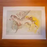 Kunstwerk van kunstenaar Koes Komo - Gesigneerd – kavel bij Onlineveilingmeester
