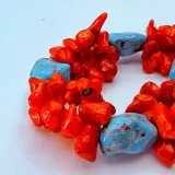Turqoise en bloedkoraal armband – foto 3 – kavel bij Onlineveilingmeester