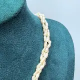 Meerstrengs zoetwaterparel collier 'Rice Beads' met zilveren sluiting – foto 3 – kavel bij Onlineveilingmeester