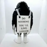 Banksy fanart sculptuur - Banksy ape – foto 3 – kavel bij Onlineveilingmeester