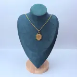 Goldplated collier met Elizabeth II One Penny munt - 1983 – foto 3 – kavel bij Onlineveilingmeester