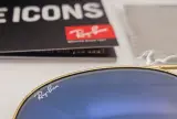 Rayban zonnebril Aviator Large Metal arista gradient blue – foto 5 – kavel bij Onlineveilingmeester